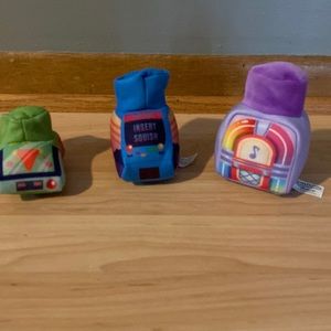 “GREEN ONE HAS NO TAG ON IT” BUNDLE OF 3 SQUISHVILLE ! SMOKE FREE HOME!